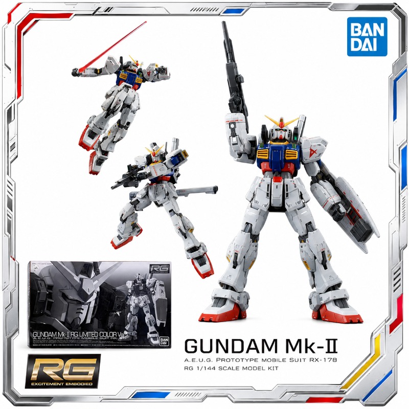 Bandai Model Gundam Rg - Oryginalny model do składania Bandai RG