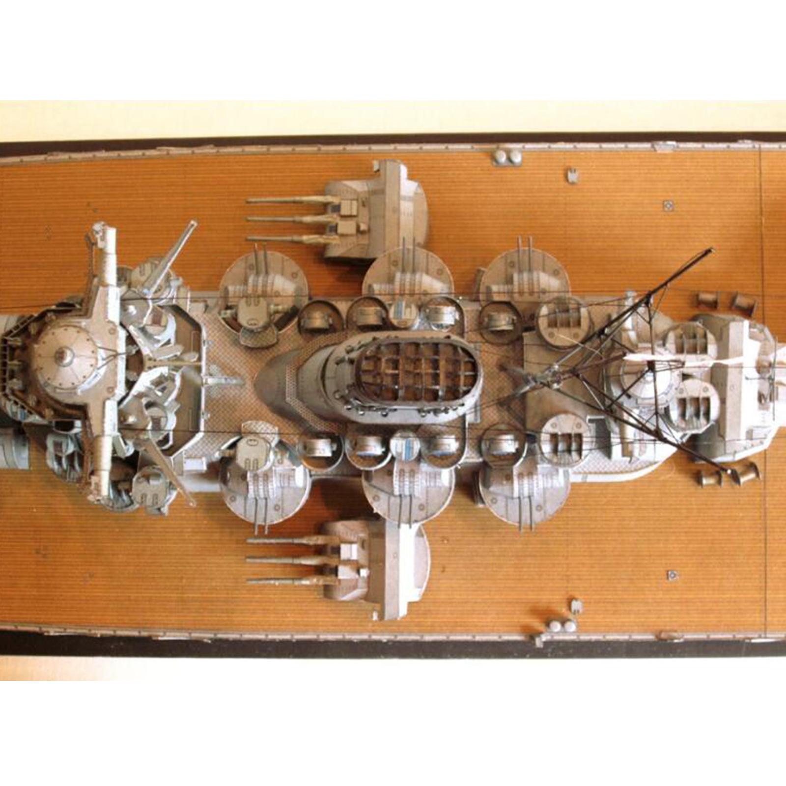 Model Kit Ww2 - 1 szt. Puzzle statku wojennego Yamato