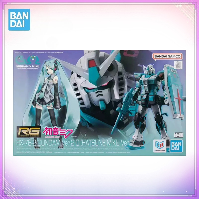 Bandai Model Gundam Rg - Oryginalny zestaw Bandai RG RX-78-2 Ver.2.0