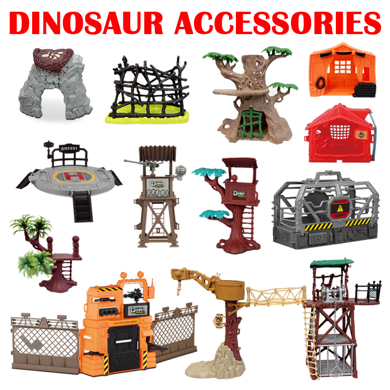 Model Kit Jurassic Park - Zabawki DIY Dekoracje Sceny z Dinozaurami