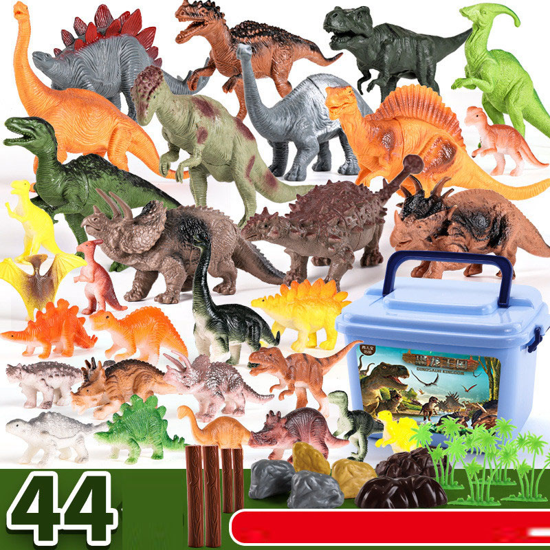 Model Kit Jurassic Park - 44 szt. Zestaw jurajskich dinozaurów symulacyjny