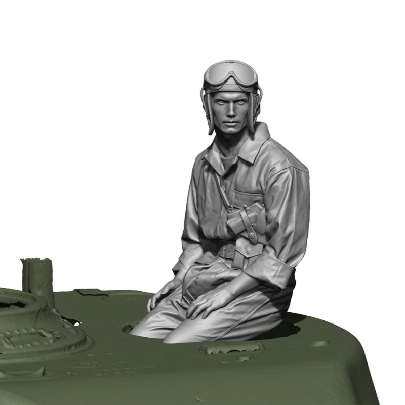 Model Kit Ww2 - Figurka z żywicy w skali 1/16,