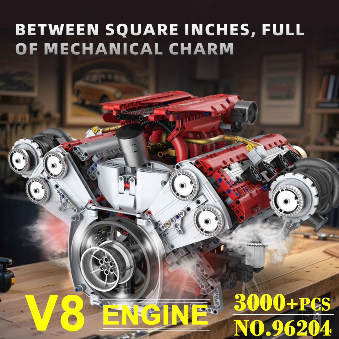 Zestaw klocków konstrukcyjnych – Model Kit V8 Engine recenzja i cena