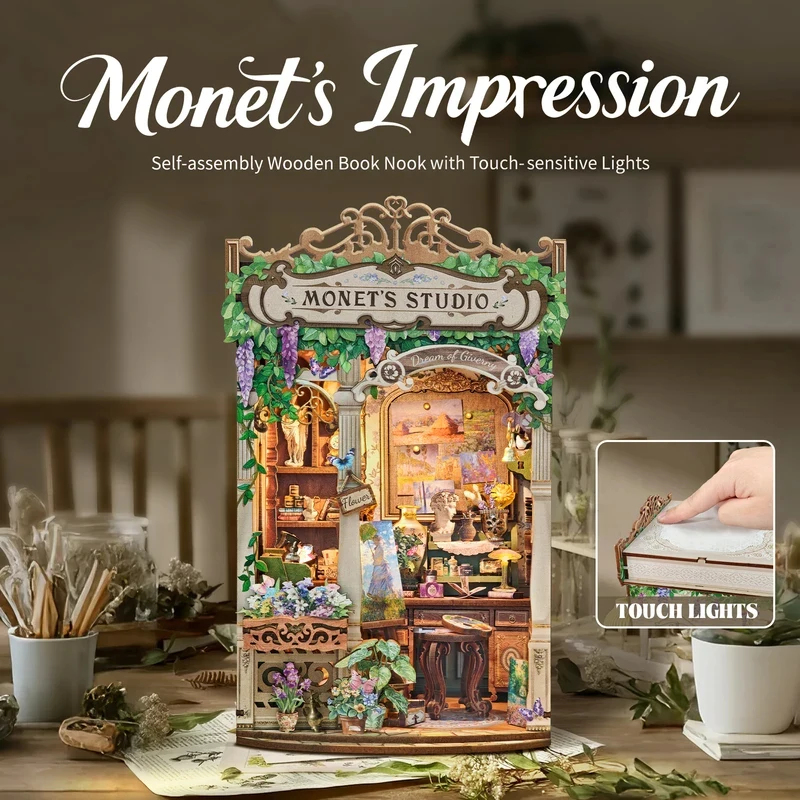 Drewniany model studia Moneta, – Model Kit Studio recenzja i cena