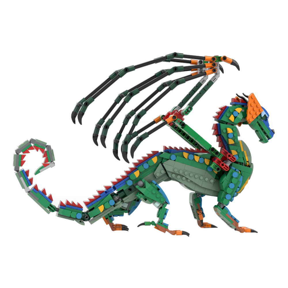 Klocki MOC RainWing Model Anim – Model Kit Dragon recenzja i cena