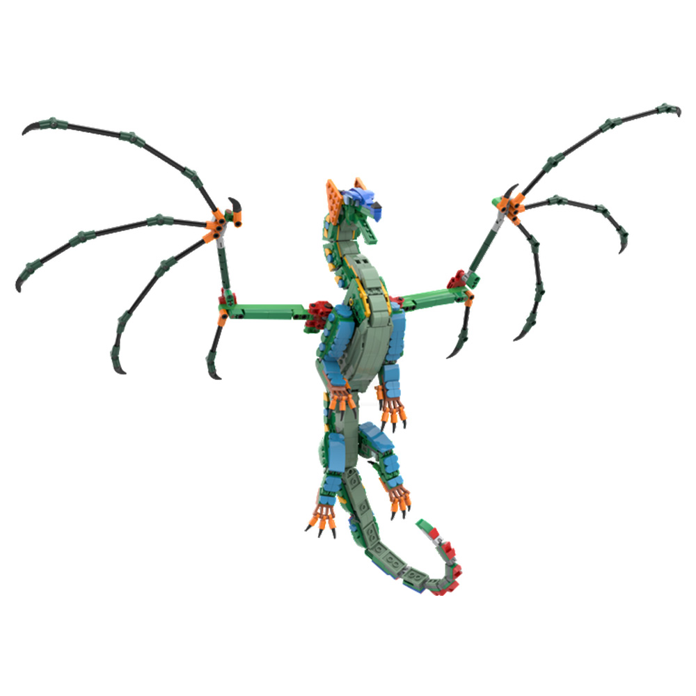 Klocki MOC RainWing Model Anim – Model Kit Dragon recenzja i cena