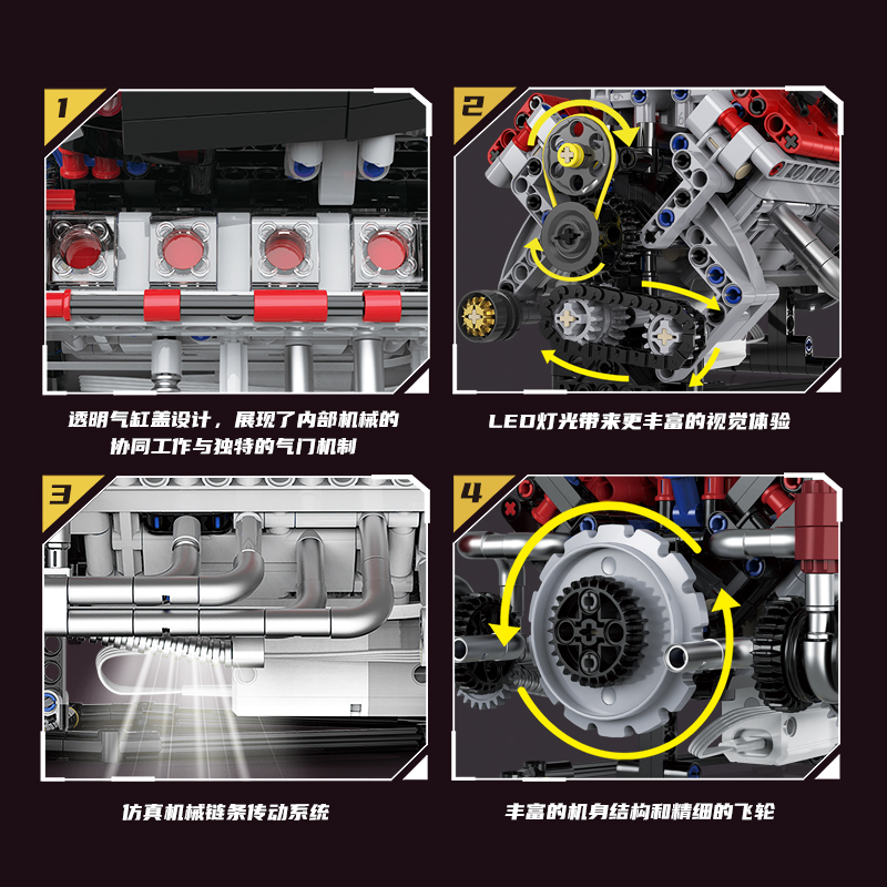 K96207 F40LM Model 700 element – Model Kit V8 Engine recenzja i cena