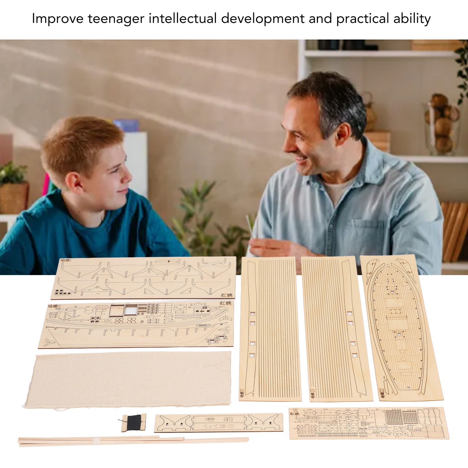 Zestaw drewnianego modelu żagl – Model Kit Wood recenzja i cena
